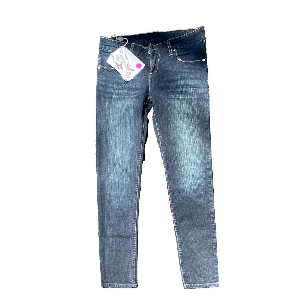 VR Jeans Skinny Fit Denim Stretch Size 28 Button and Zip Closure